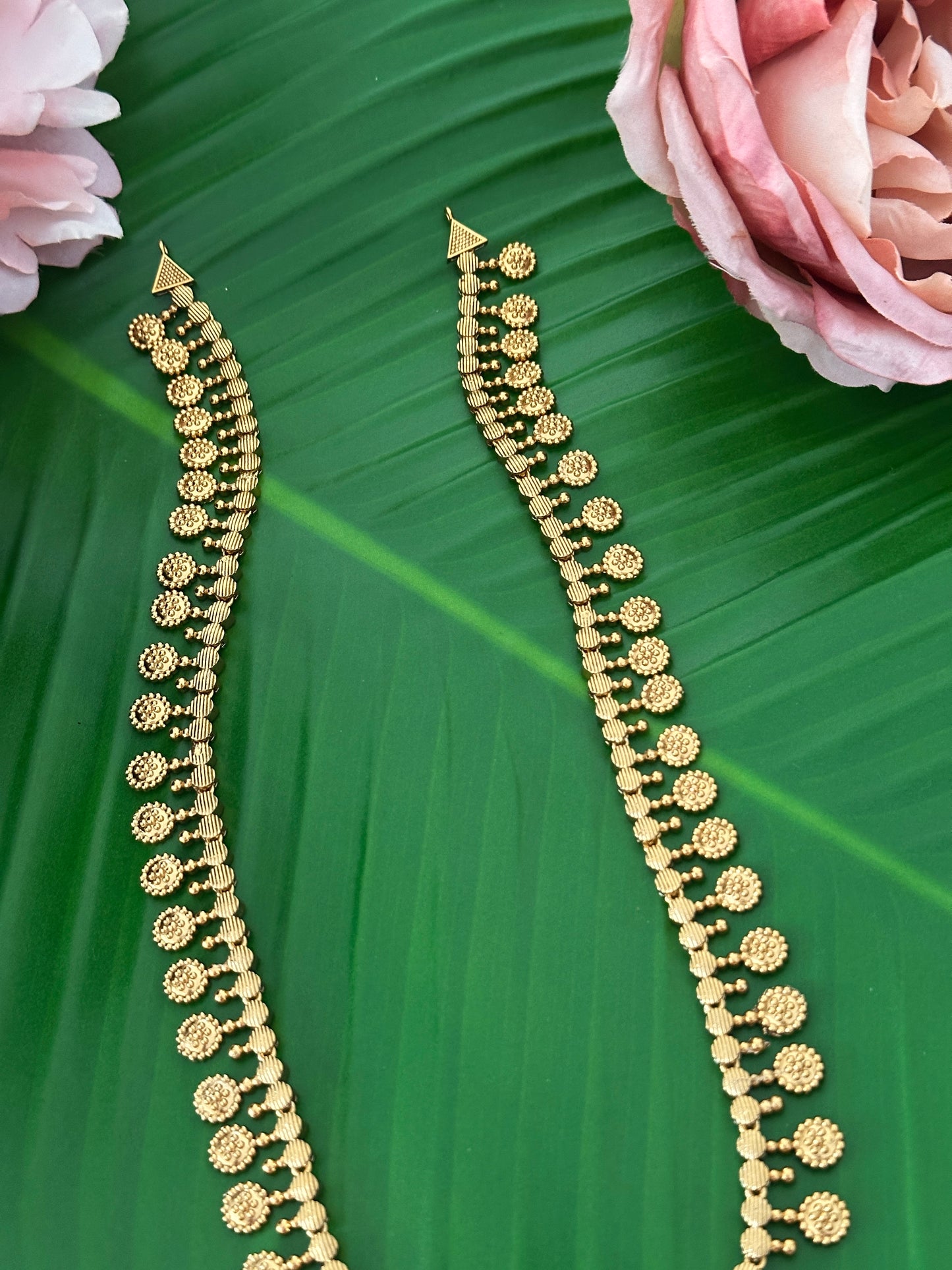 Non Idol Baby Coin Haaram with Jhumkas