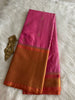 Barbie Pink Semi Kanchivaram Pattu