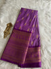 Amethyst Lavender Semi Kanchivaram Pattu