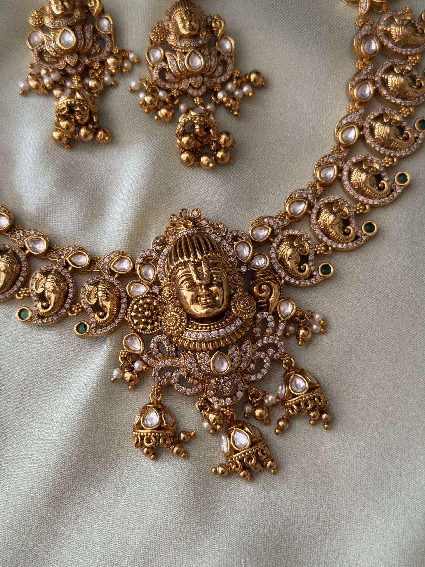 Perumal Polki Necklace