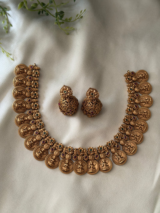 Haripriya Antique Kaashu Necklace