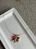 Invisible Padma Pendant Choker Set