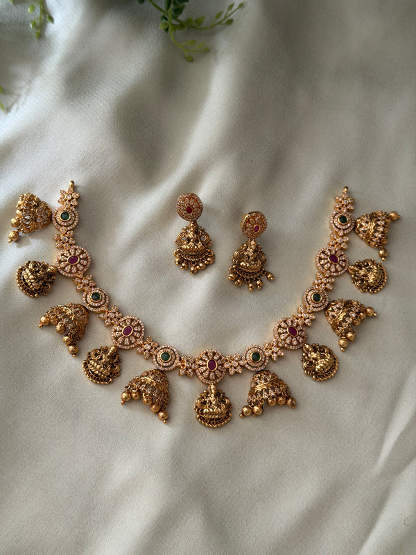 Eeshika Jhumka x Devi Fusion Necklace