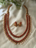 Garima Coral Dual Layer Haaram