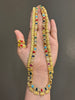 Matte Gold Navaratna Maala (Long/Short)