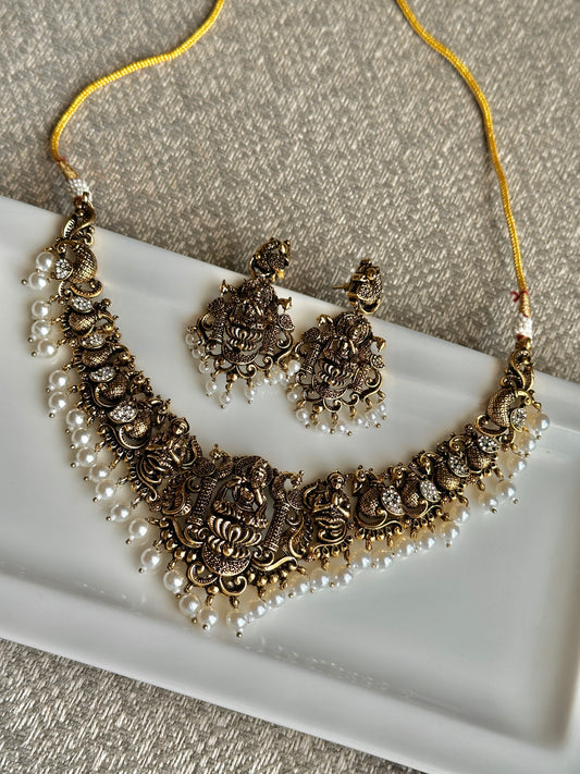 Vrindavan Bronze Necklace