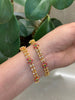 Ruby x Emerald Floral AD Bangles