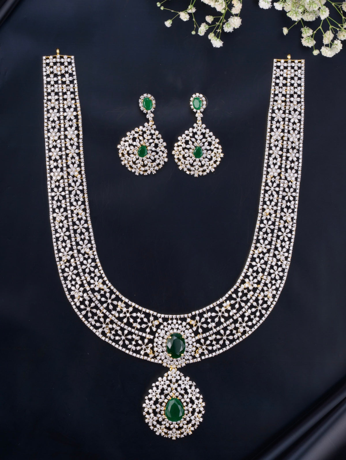 Medusa Diamond Haaram set