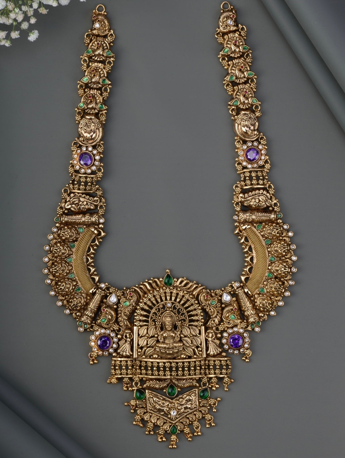 Vidhoora 1Gm Gold Replica Haaram