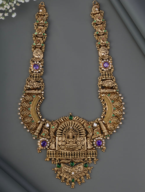 Vidhoora 1Gm Gold Replica Haaram