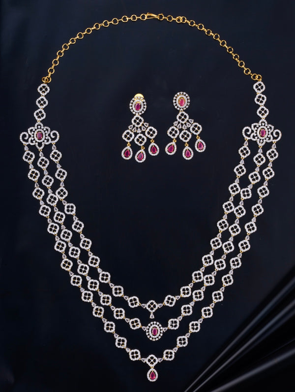 Carie Diamond Layered Necklace