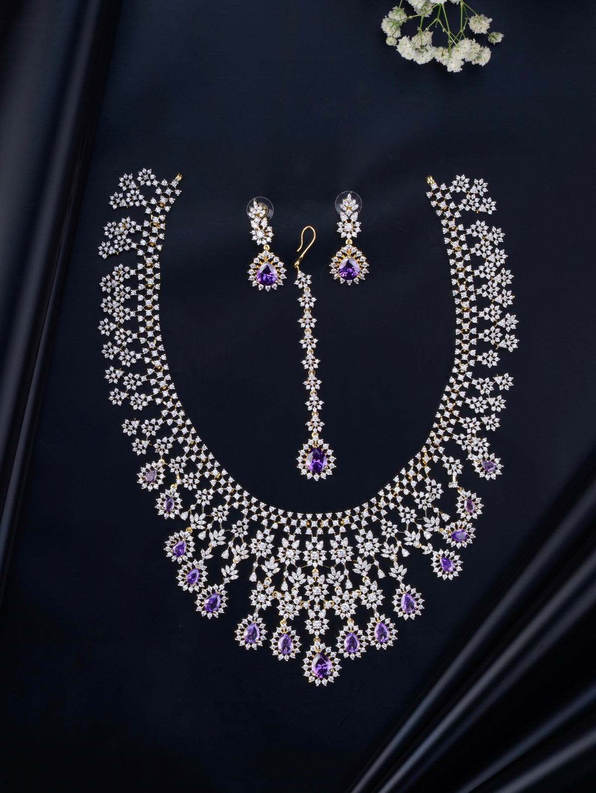 Purplex Diamond Mid Haaram set