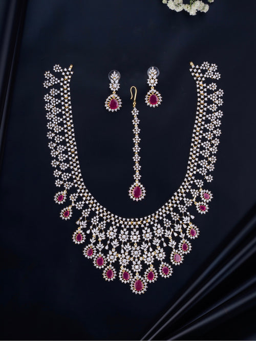 Purplex Diamond Mid Haaram set