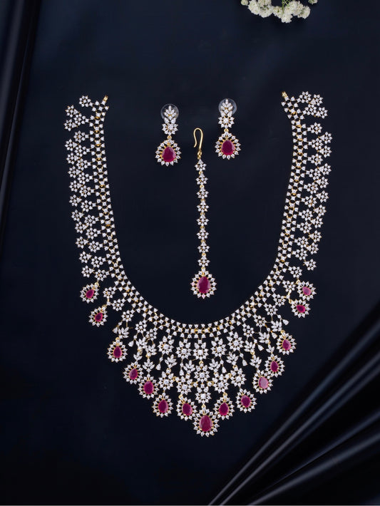 Purplex Diamond Mid Haaram set