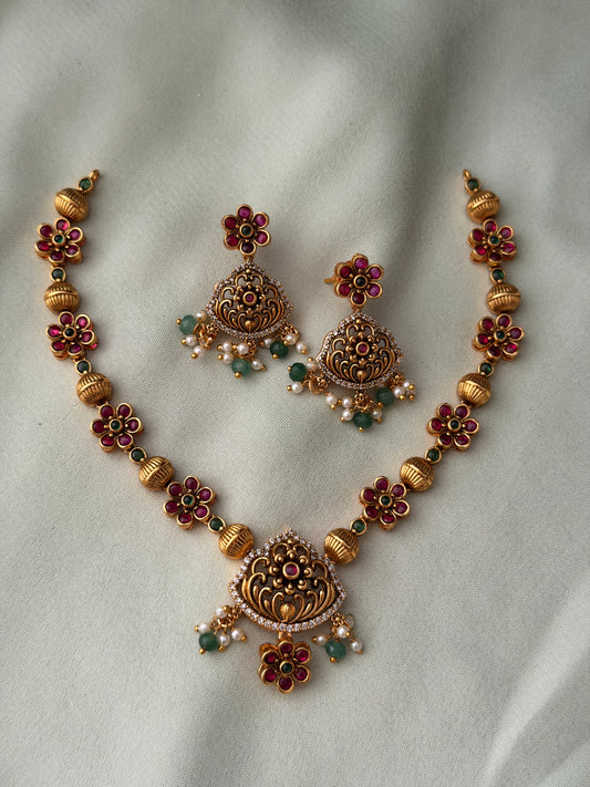 Anala Ruby Necklace