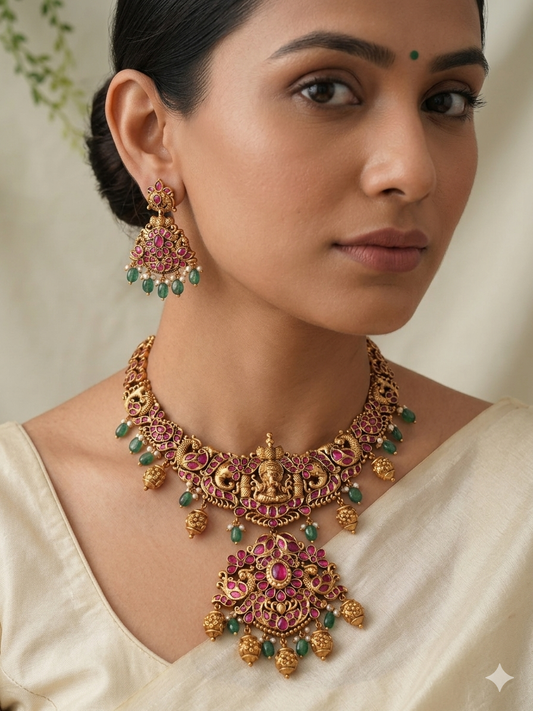 Hradini Jadau Necklace
