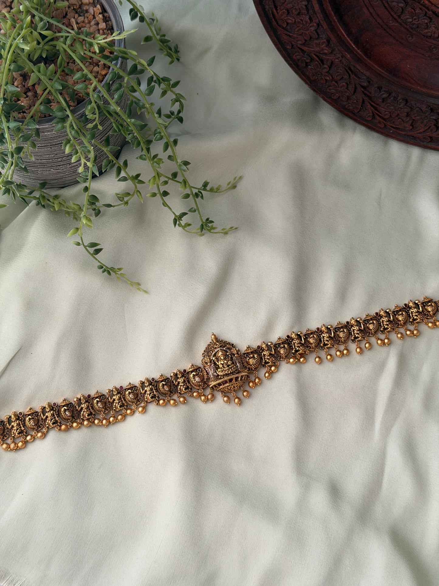 Baghyeshwari Antique Hipchain
