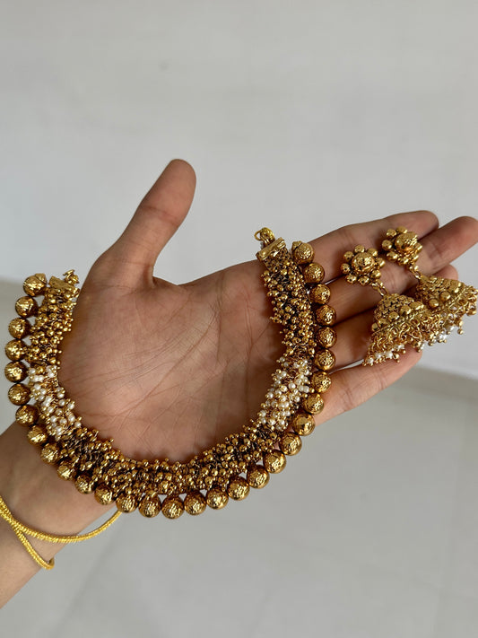 Samantha mixed bead Necklace