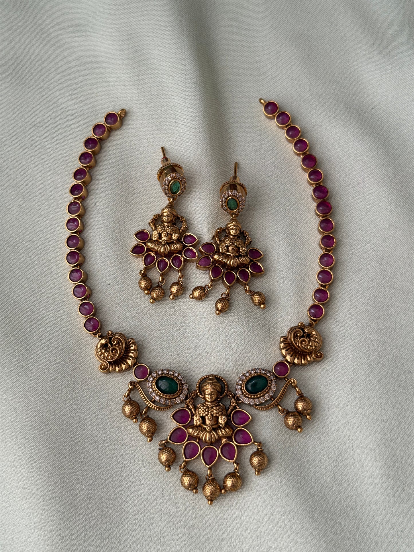 Iravathi Ruby Necklace
