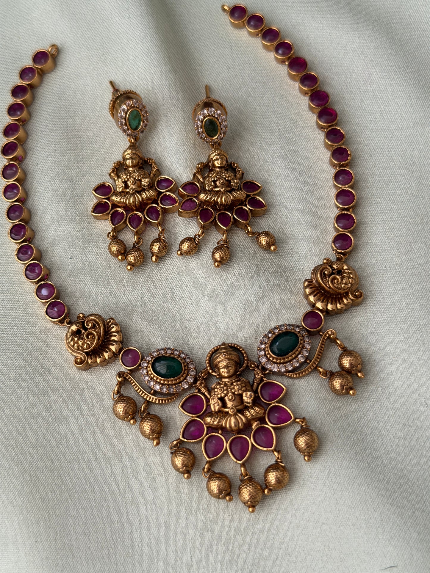 Iravathi Ruby Necklace
