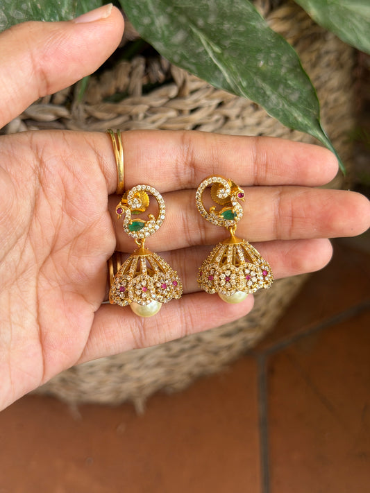 Morah Floral AD Jhumkas