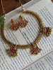 Triple Pendant Antique Necklace