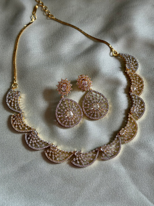 Dual Tone Matilda necklace