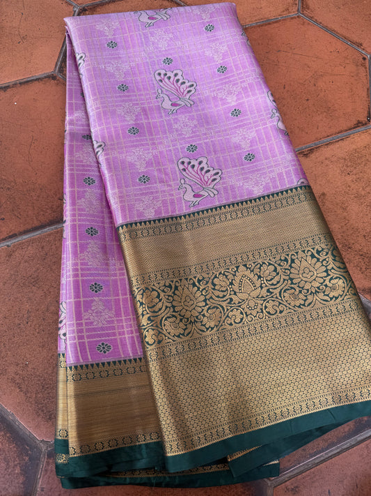 Blush Pink Vaira Oosi Pattu