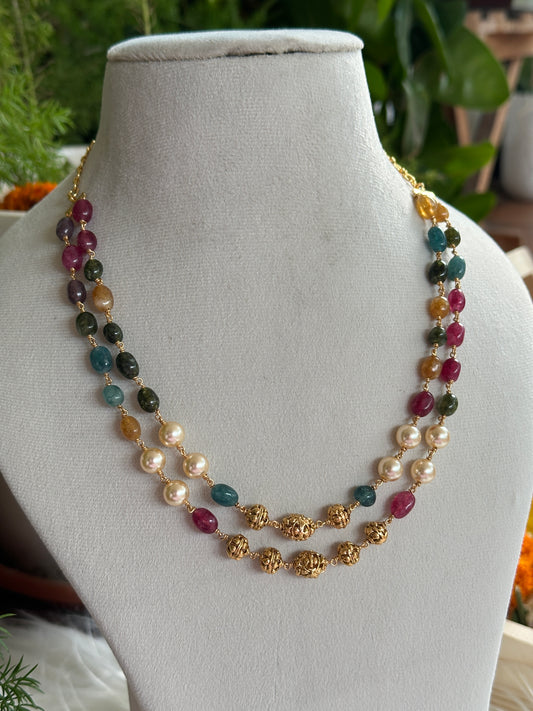 Navaratna Beaded Chain