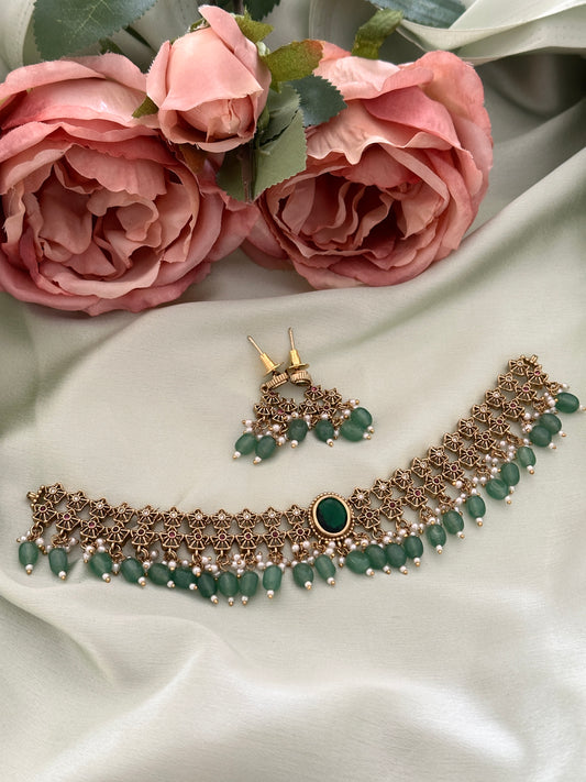 Khusal Pastel Bead Choker