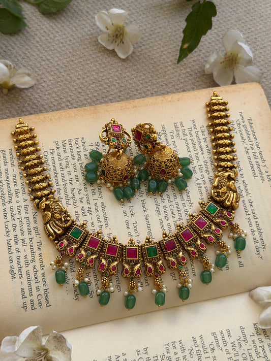 Falguna Kempu Necklace