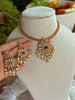 Emerald Kemp Pendant Choker