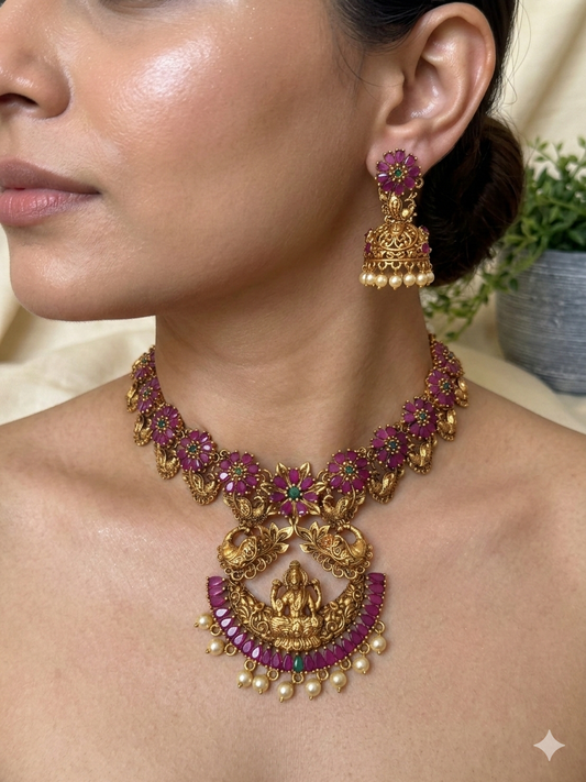 Gauri Floral Necklace