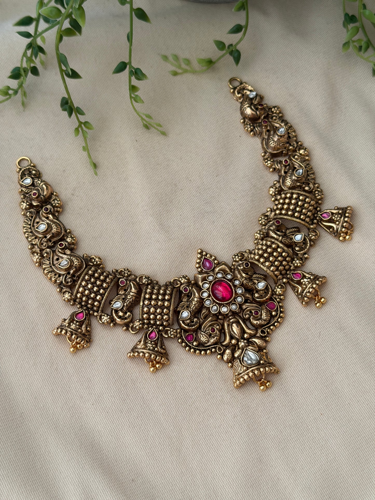 Malathi 1Gm Gold Necklace