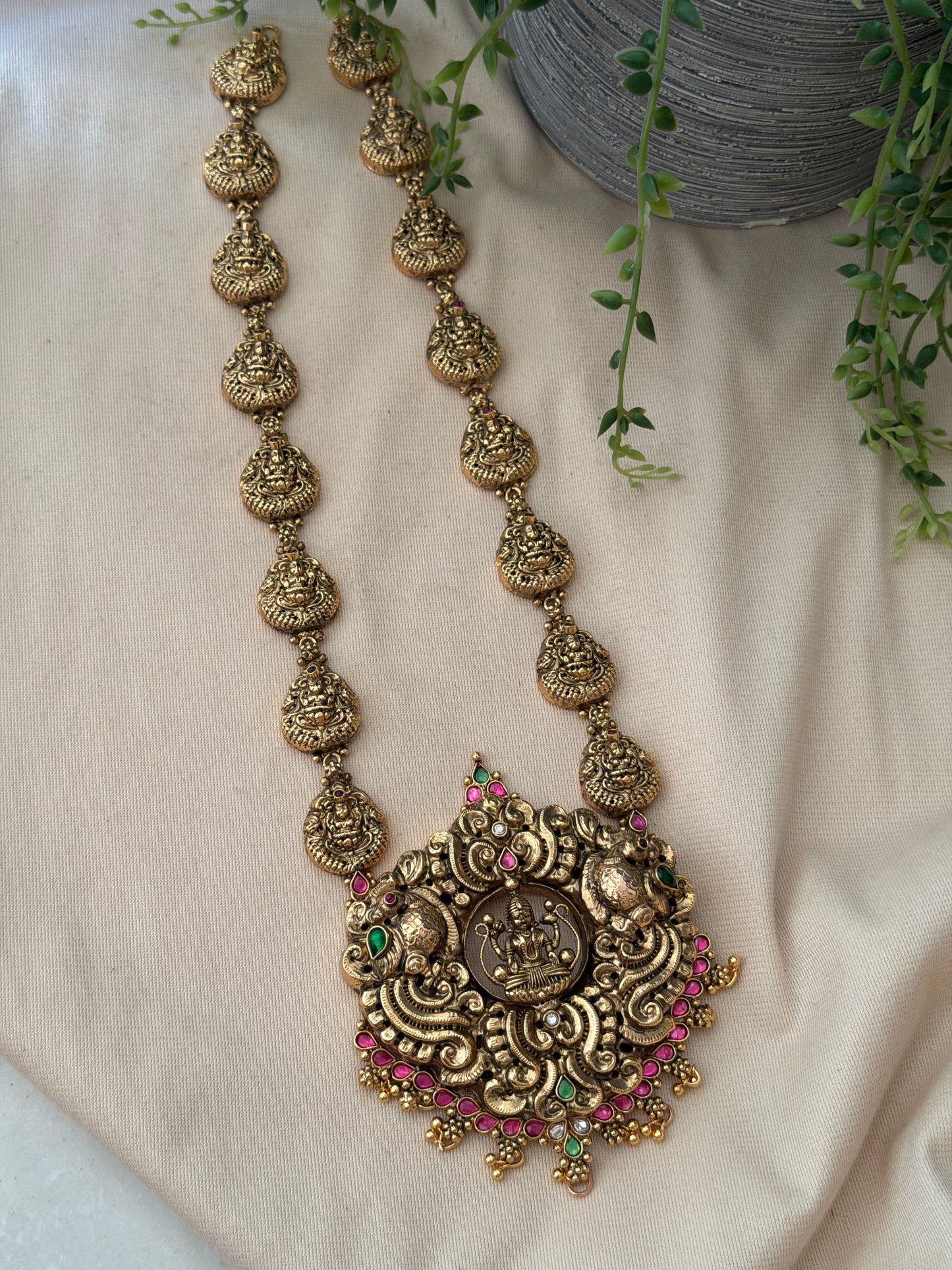 Manjima 1Gm Gold Plated Haaram