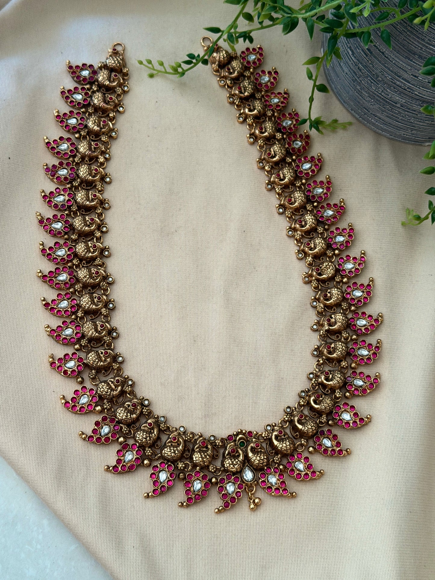 Kripa Mango 1Gm Gold Plated Haaram