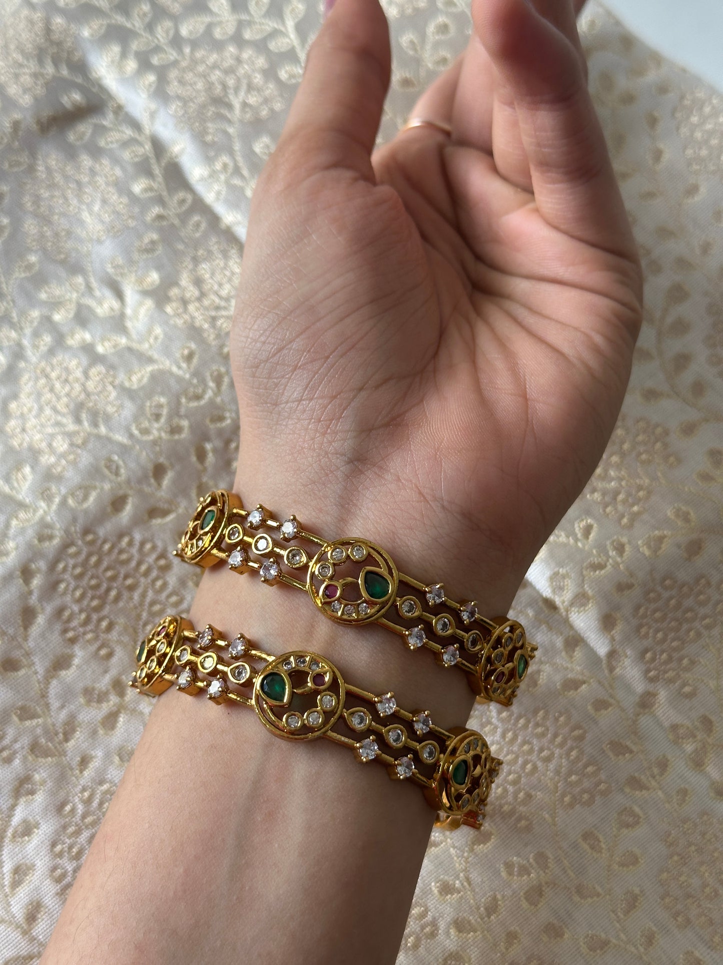 Azura AD stone Bangles