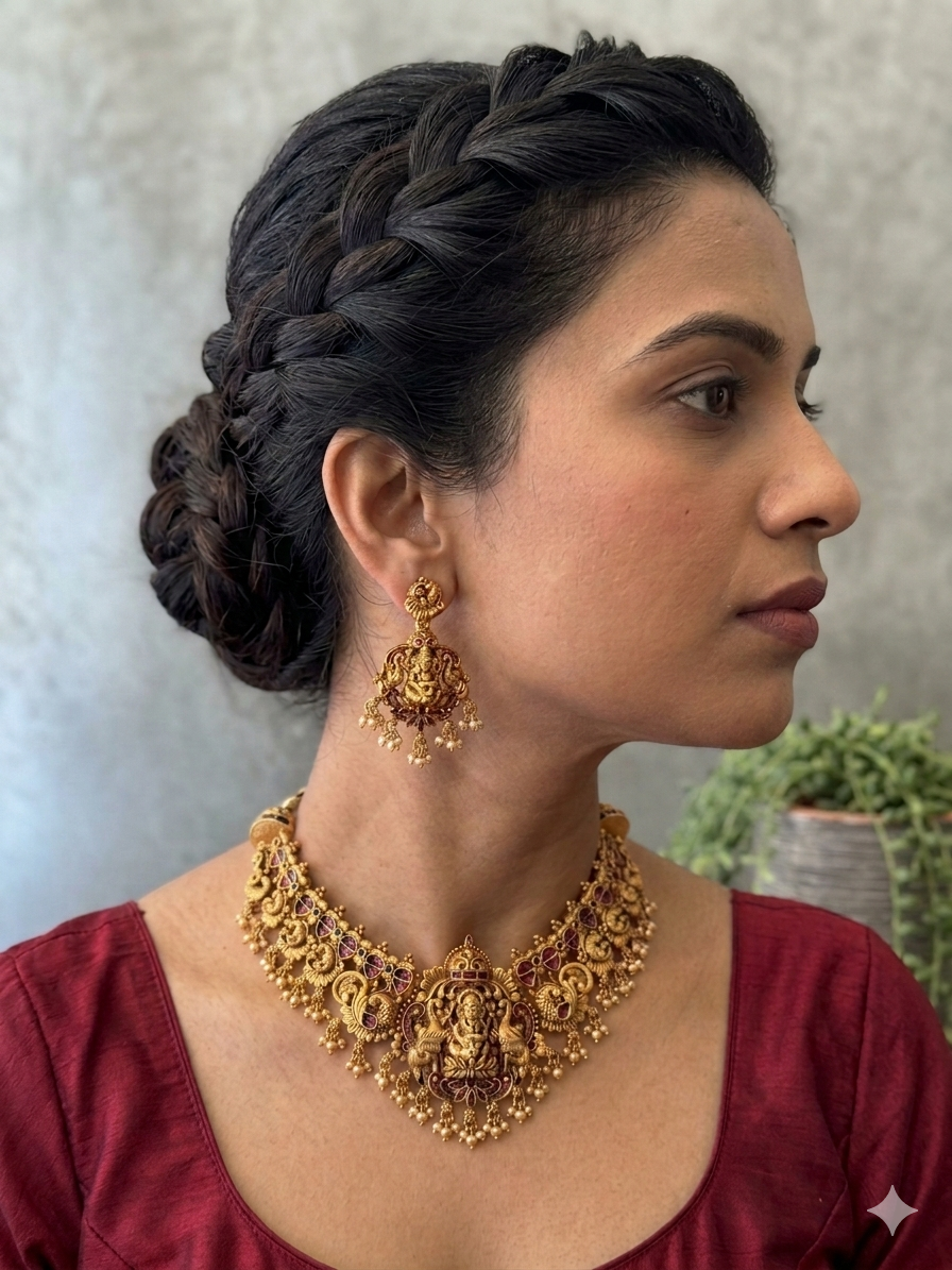 Ganesha x Nagas Necklace (Gold)