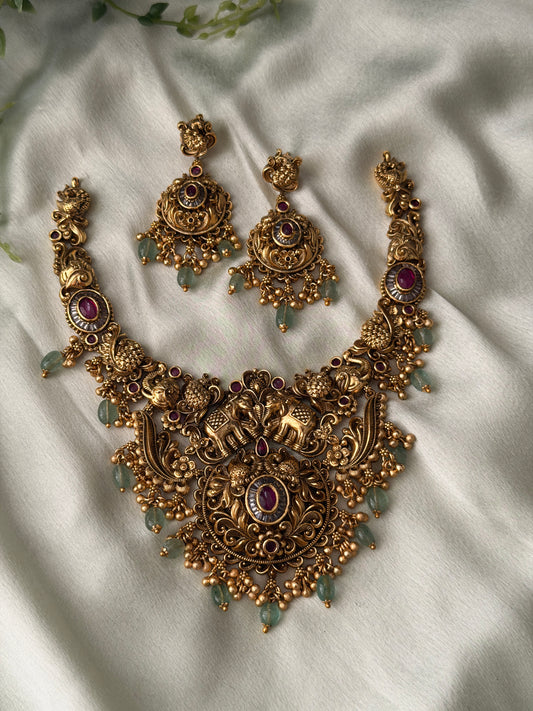 Senthamizha Necklace Set
