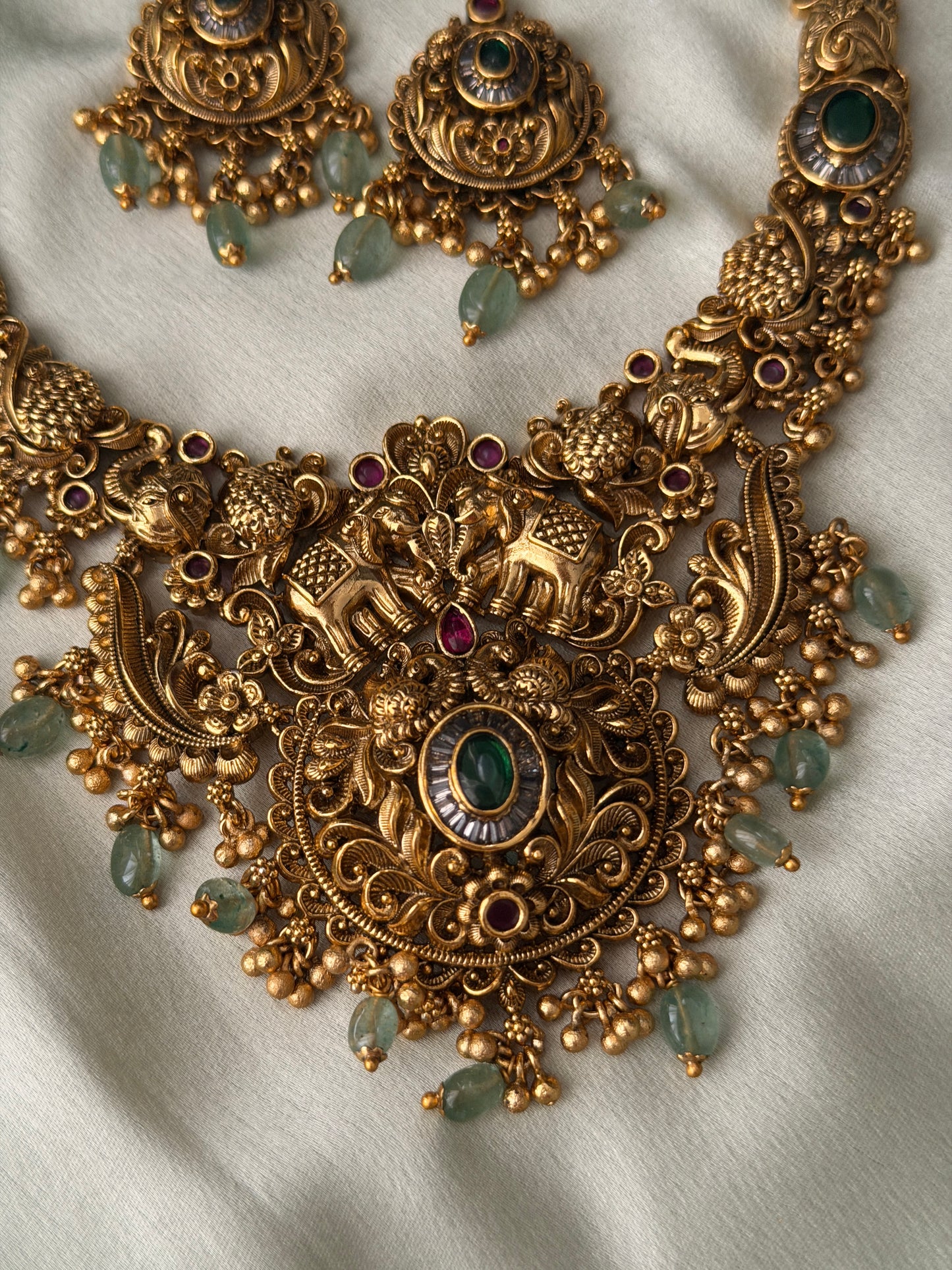Senthamizha Necklace Set