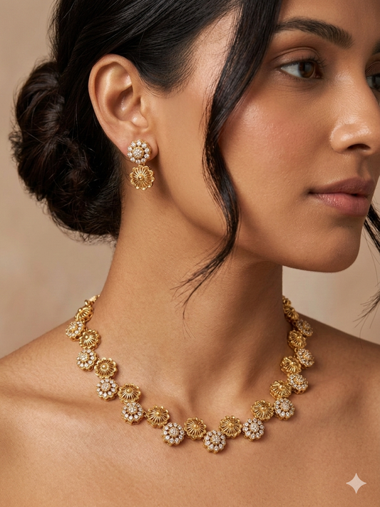 Gold x Diamond Chakra Necklace