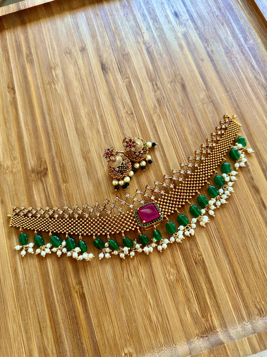 Jhanavi AD Necklace