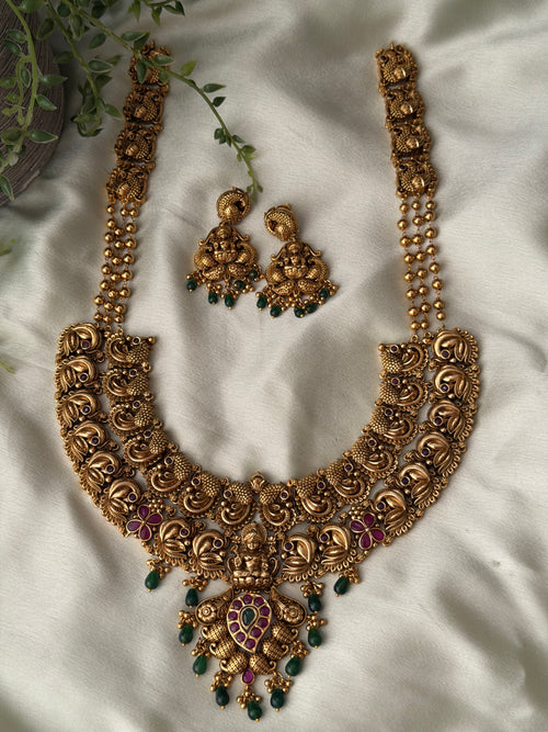Arthana Gold Replica Haaram Set