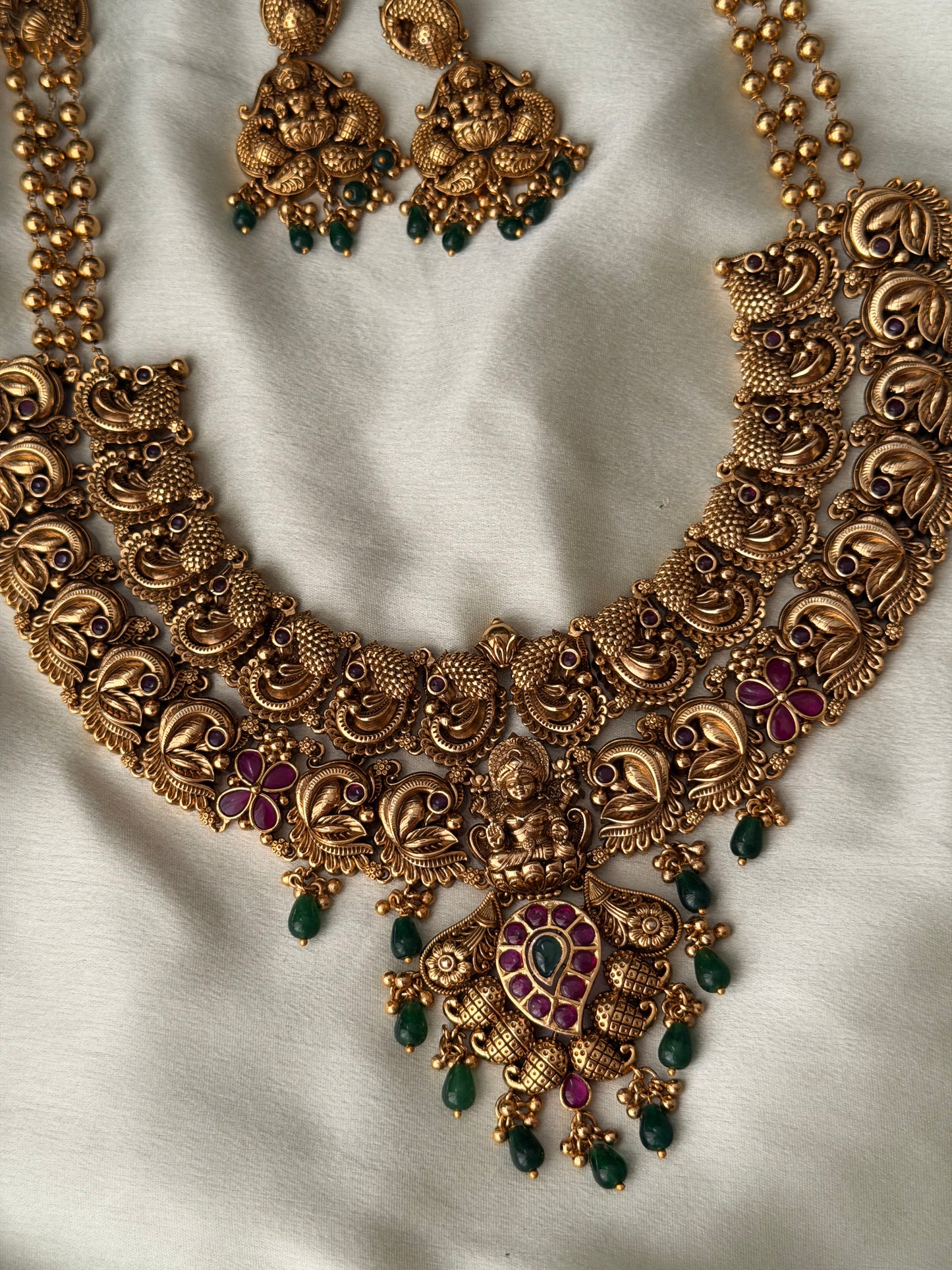 Arthana Gold Replica Haaram Set
