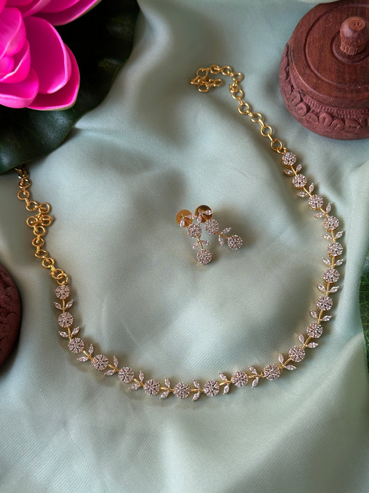 Floral Creeper AD Necklace