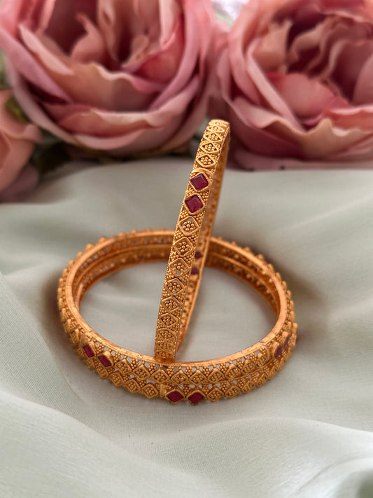 Matte Bangles set of 3 Sale (2.6)