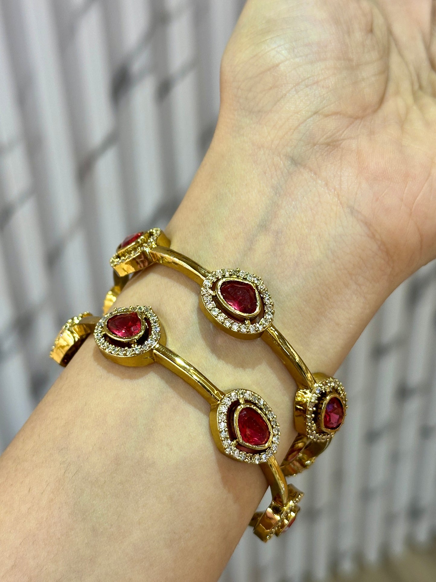 Raani Kundan Bangles