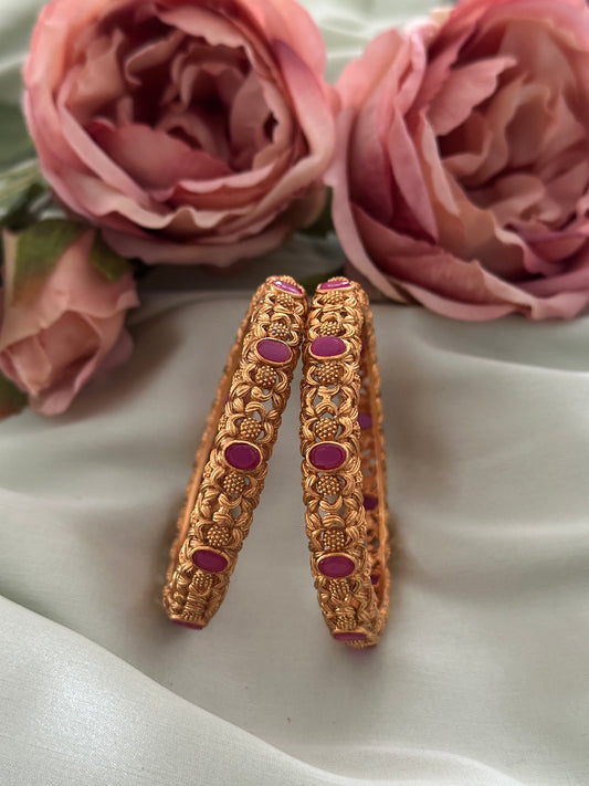 Premium Kempu Bangles v7.0