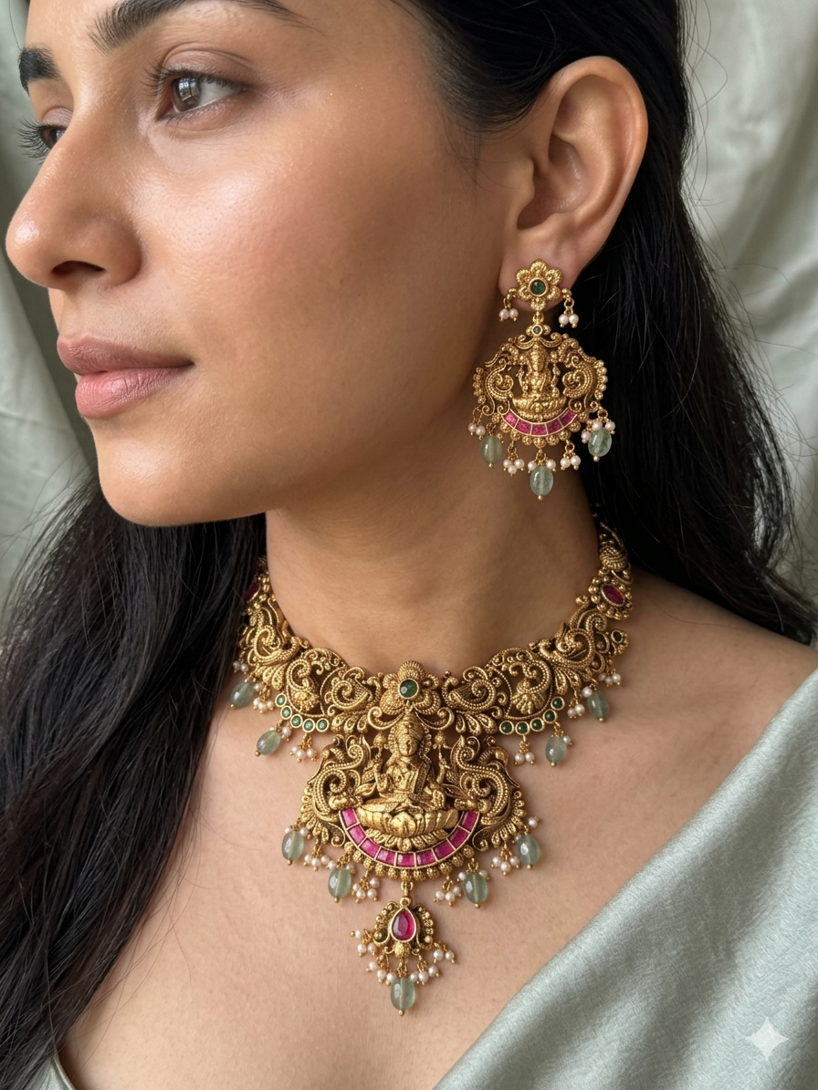 Rajeesha Gold Replica