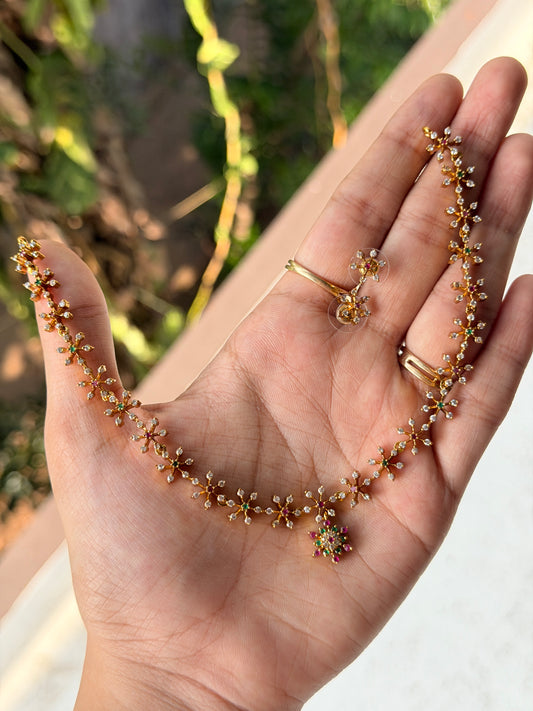 Siah Multi Diamond Necklace
